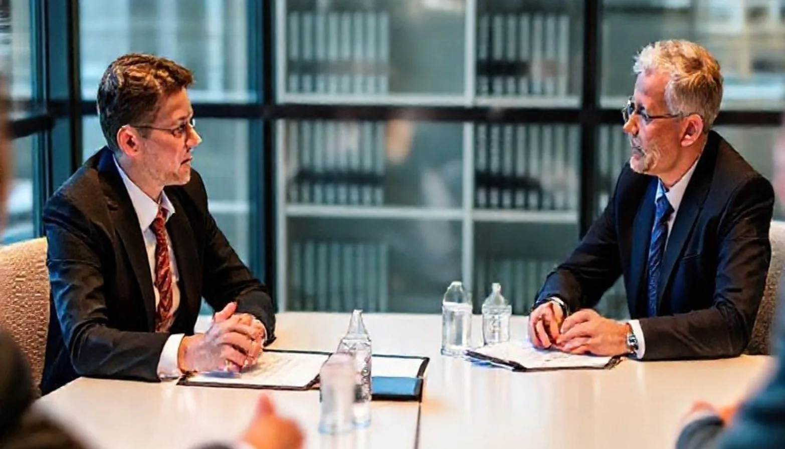 Business law advisory session with professionals