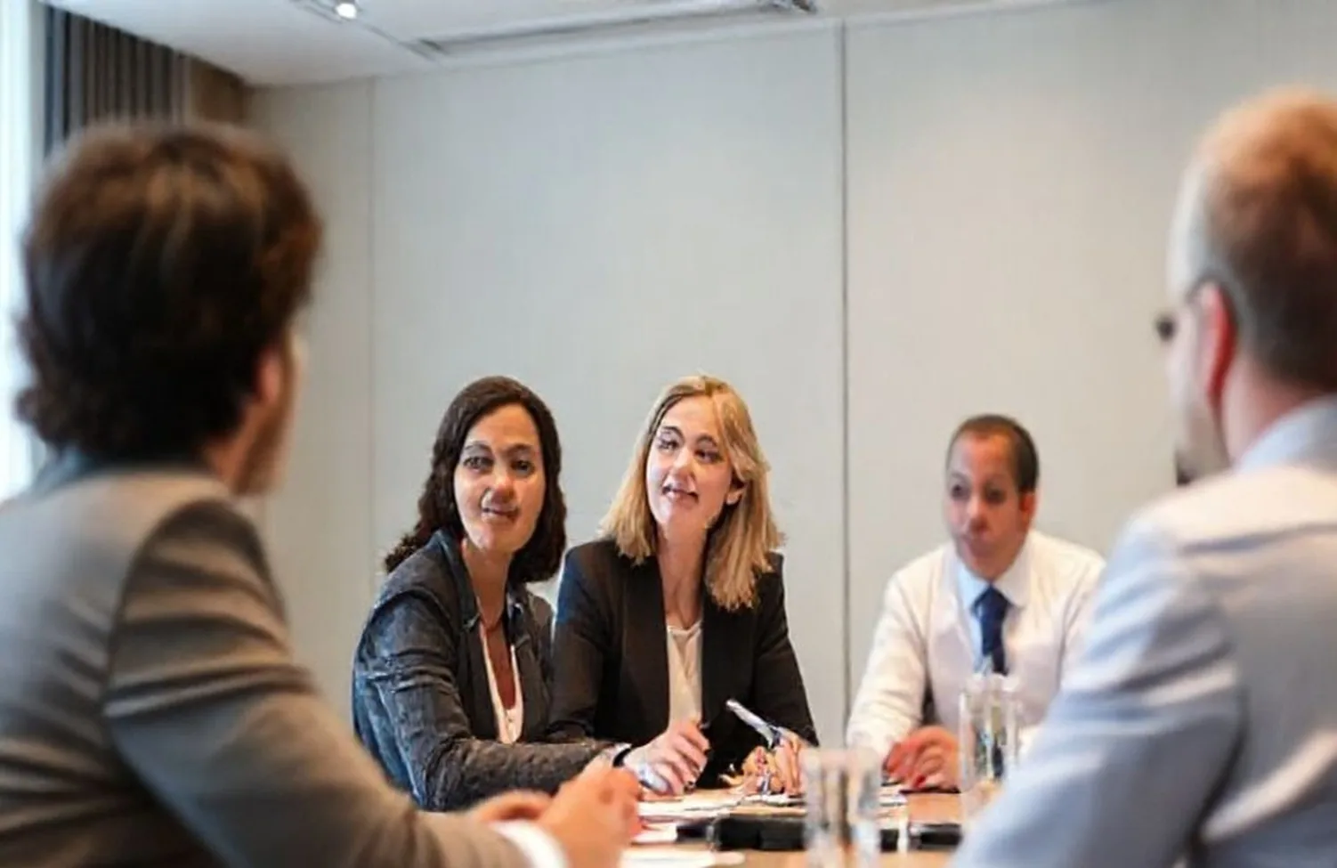 Corporate governance workshop with business professionals